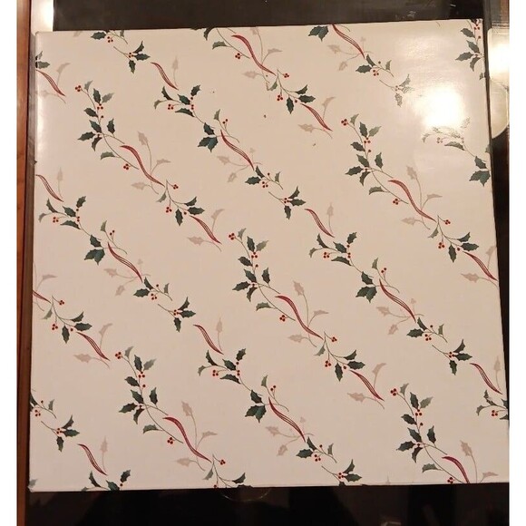 Christopher Stuart Y1025 Holiday Splendor Cake Plate - Picture 4 of 4